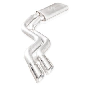 Ford F-150 Performance Exhaust - Front Passenger Rear Tire Exit - Stainless Works - Cat Back - `10-`14